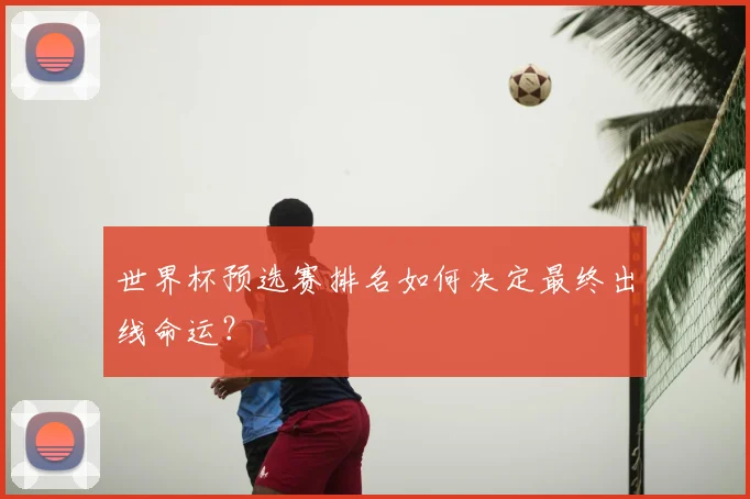 世界杯预选赛排名如何决定最终出线命运?